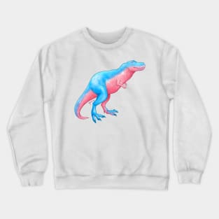 Transgender Pride Dinosaur Crewneck Sweatshirt